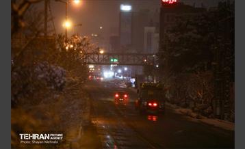 بارش برف زمستانی در معابر شمالی پایتخت - 1 1