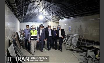 بازدید محسن هاشمی از خط 10 مترو 16