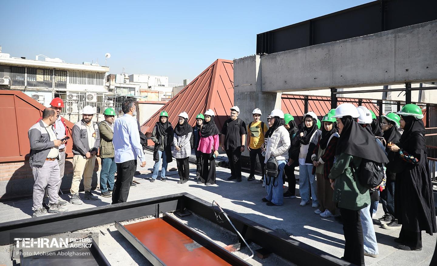 بازدید دانشجویان از پروژه خانه شهر 26