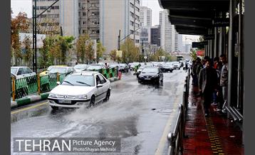 بارش باران پاییزی در تهران 19