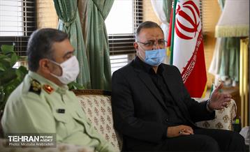 نشست شهردار تهران با فرمانده نیروی انتظامی 12