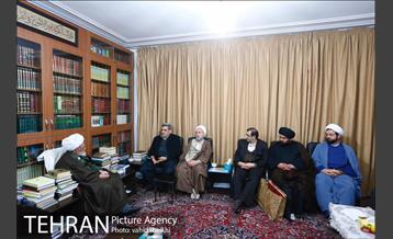 دیدار شهردار تهران با آیت الله العظمی بیات زنجانی  7