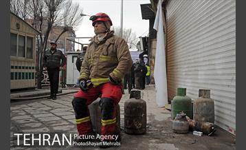 ششمین روز آواربرداری ساختمان پلاسکو -1 2