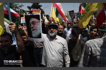 راهپیمایی مردمی علیه تهاجم رژیم صهیونیستی به ایران 19