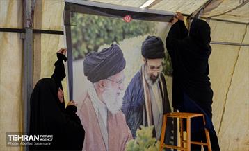خدمت‌رسانی خادمان شهرداری منطقه 8 در قرارگاه زینبیه(س) (15)
