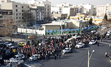 تشییع پیکر شهید گمنام دفاع مقدس "همسایه فردوس" 11