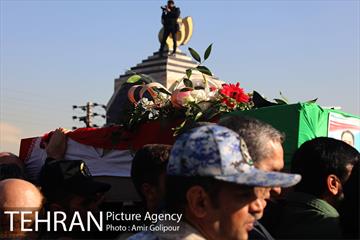 مراسم تشییع شهدای حادثه سقوط هواپیما  33