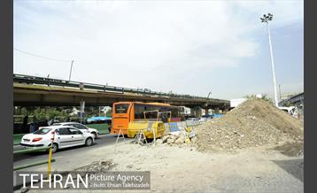 عملیات جمع آوری پل گیشا و احداث زیرگذر 17