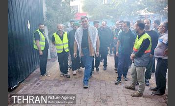 بازدید شهردار تهران از اسکان کارگران شهرداری در کربلا 7