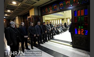 مراسم ختم حاجیه خانم طیبه هاشمی بهرمانی(همشیره هاشمی رفسنجانی) 4