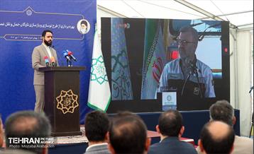 آیین بهره‌برداری از طرح نوسازی حمل و نقل عمومی تهران 25