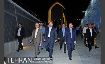 آیین افتتاح یادمان شهدای باغ موزه دفاع مقدس 9