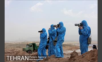 بازدید خبرنگاران از مجتمع پردازش و بازیافت زباله آرادکوه 18