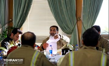 دیدار نمایندگان آتش‌نشانان با شهردار تهران 5