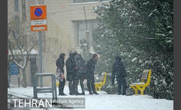 برف پاییزی در تهران 32