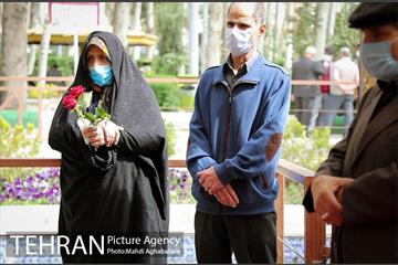 غبارروبی مزار شهدای گمنام فدک 9