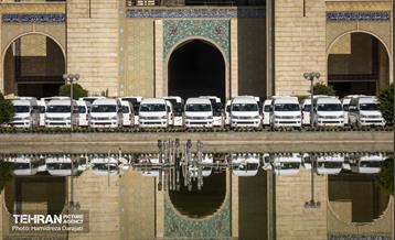 آیین رونمایی مرحله نخست واگذاری ناوگان حمل و نقل شهری 18