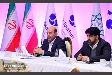 نشست مشترک شهردار تهران و دبیرکل سازمان حهانی گردشگری 8