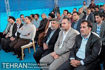 مراسم ورود ماشین حفار به ایستگاه B7 خط 7مترو 16
