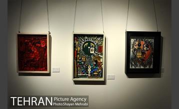 بازدید شهردار تهران از نمایشگاه نقاشی و چیدمان کافه گرافی 9