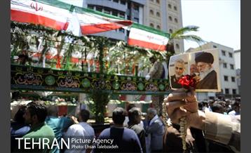 تشییع پیکر شهدای حادثه تروریستی تهران 13