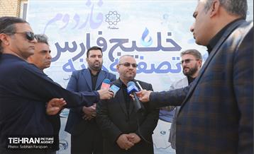 آیین بهره برداری از فاز دوم تصفیه خانه خلیج فارس منطقه ۱۹  8