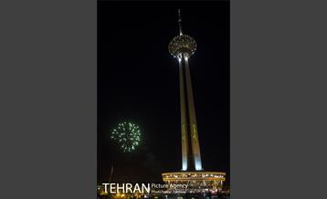 نور افشانی آسمان تهران به مناسب عید سعید فطر  9