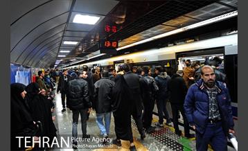 خدمت رسانی مترو در آیین تشییع سردار شهید قاسم سلیمانی -2 1