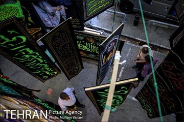 سیاهه فروشان بازارتهران در آستانه محرم  15