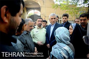 بازدید شهردار تهران از ساختمان کلاه فرنگی، دانشگاه تربیت معلم خوارزمی و تابلو نقش رستم ورزشگاه شیرودی به مناسبت روز تهران 8
