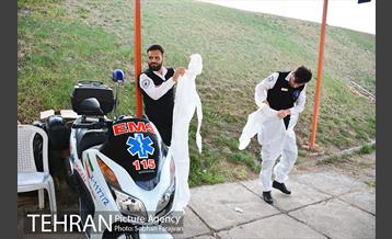 تحویل سال نو در پایگاه عملیات ویژه اورژانس تهران 5