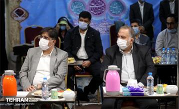 بازدید شهردار تهران از خانه مداحان و نشست با اعضا هیئت رئیسه 25