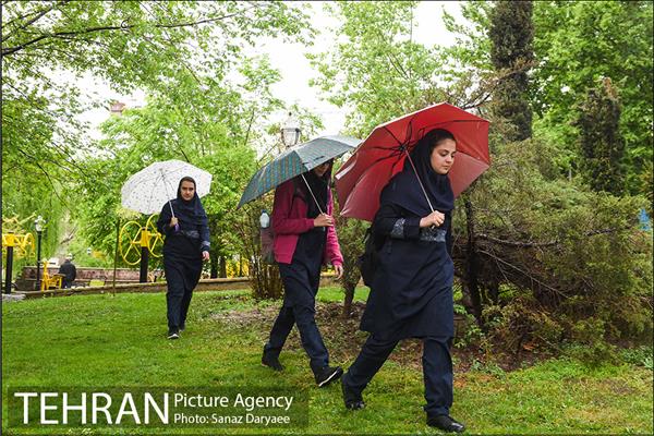 باران بهاری در تهران 5