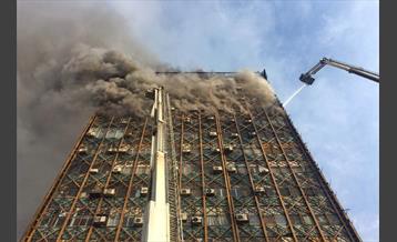 ساختمان پلاسکو در آتش 5