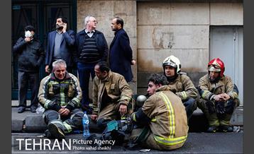 آتش سوزی در ساختمان برق حرارتی 2 5