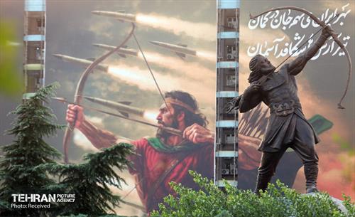 آیین رونمایی از مجسمه آرش کمانگیر 16