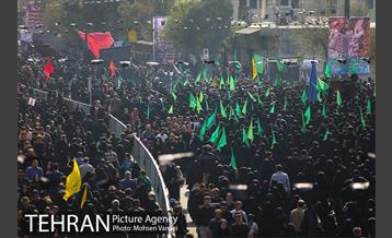 راهپیمایی جاماندگان اربعین حسینی از کربلا در تهران 17