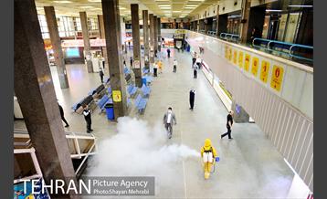 ضد عفونی پایانه مسافربری غرب 29