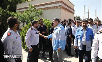 بازدید رییس مدیریت بحران کشور از مرکز آموزش آتش‌نشانی شهرداری تهران 1