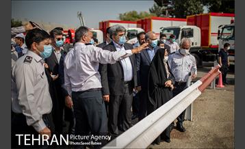 آئین رونمایی از تجهیزات جدید سازمان آتش نشانی شهرتهران  17