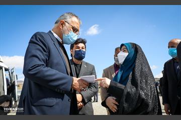 نهال کاری شهردار تهران و رئیس جمهور به مناسبت روز درختکاری 7