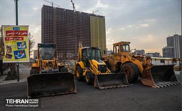 مانور برف روبی شهرداری منطقه 6 4