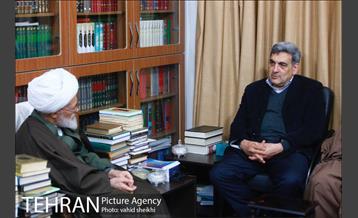 دیدار شهردار تهران با آیت الله العظمی بیات زنجانی  4