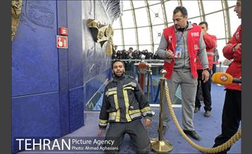مسابقه پله نوردی آتش نشانان کشور 14