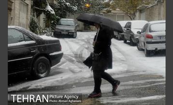 بارش نخستین برف پاییزی تهران 32