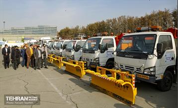 مانور برف روبی شهرداری منطقه 5