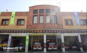 بازدید مدیران شهری از ایستگاه آتش نشانی منطقه 8