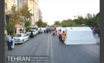 مانور زلزله امن و اسکان اضطراری منطقه 5 4