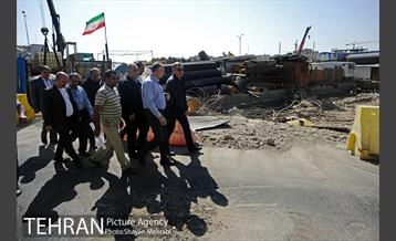 بازدید مهندس کاظمی از پروژه گیشا 4