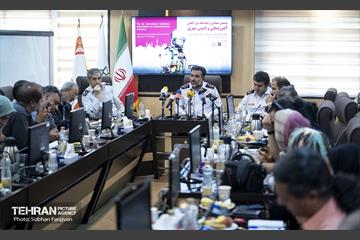 نشست خبری مدیرعامل سازمان آتش‌نشانی 1